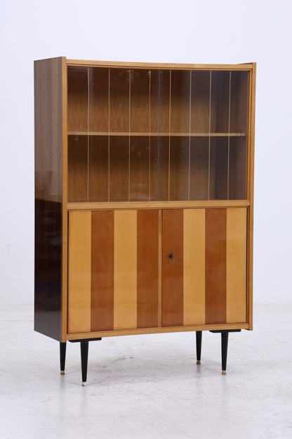 Vintage Vitrine | Mid Century Glasschrank | 50er 60er Jahre