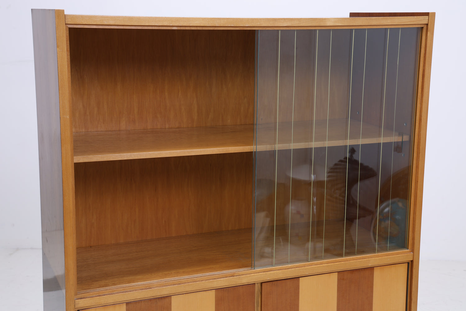 Vintage Vitrine | Mid Century Glasschrank | 50er 60er Jahre