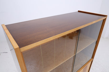Vintage Vitrine | Mid Century Glasschrank | 50er 60er Jahre