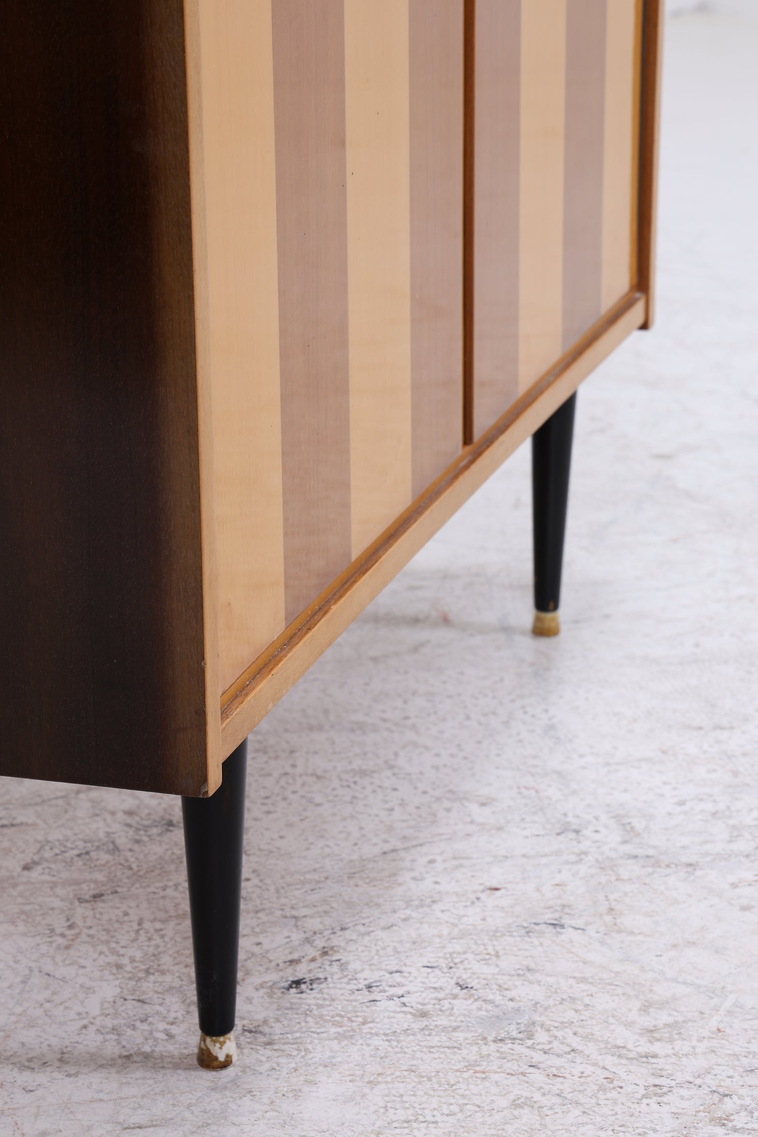 Vintage Vitrine | Mid Century Glasschrank | 50er 60er Jahre