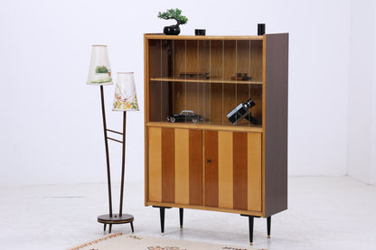 Vintage Vitrine | Mid Century Glasschrank | 50er 60er Jahre