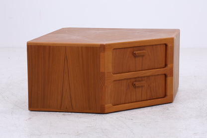 Vintage Dyrlund Teak Eckkommode | Danish Design | Mid Century Kommode
