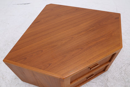 Vintage Dyrlund Teak Eckkommode | Danish Design | Mid Century Kommode