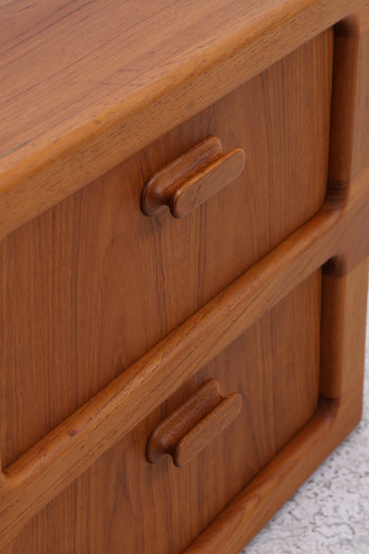 Vintage Dyrlund Teak Eckkommode | Danish Design | Mid Century Kommode