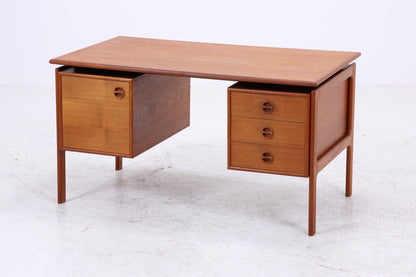Vintage Teak Schreibtisch von Arne Vodder | Mid Century Arbeitstisch | Danish Design