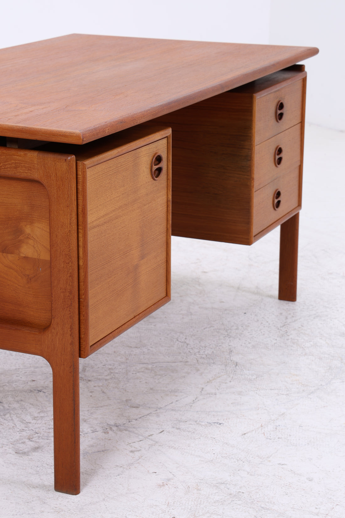Vintage Teak Schreibtisch von Arne Vodder | Mid Century Arbeitstisch | Danish Design