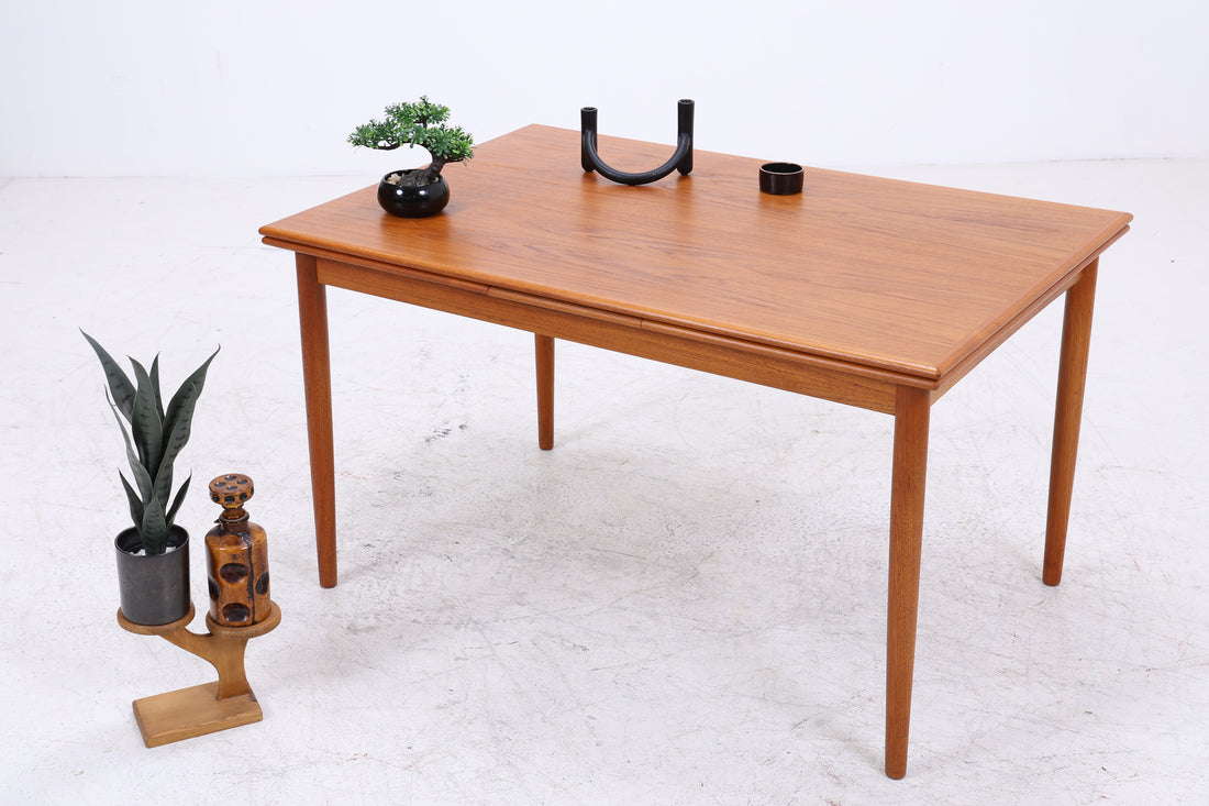 Vintage Teak Esstisch | Danish Design | Ausziehbarer Küchentisch