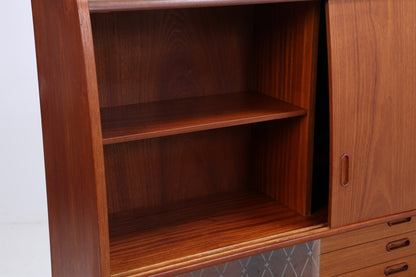 Dänisches Highboard aus Teakholz von Poul M. Jessen, Viby Denmark – Mid Century Danish Design 1960s Vintage Sideboard