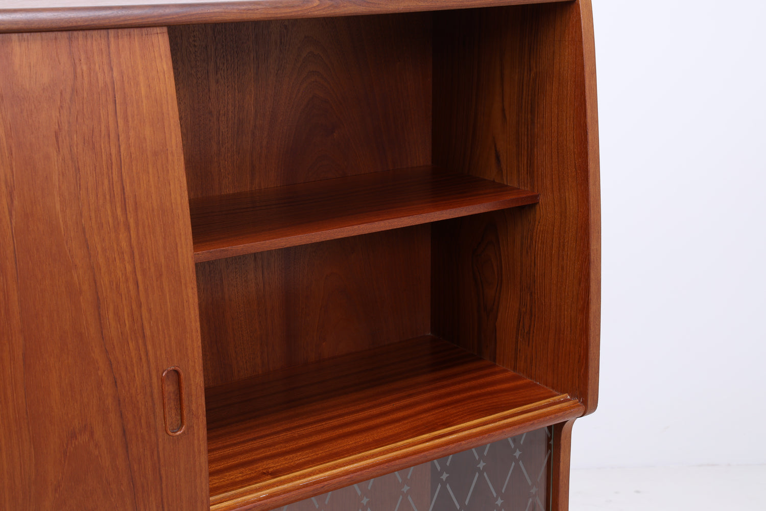 Dänisches Highboard aus Teakholz von Poul M. Jessen, Viby Denmark – Mid Century Danish Design 1960s Vintage Sideboard