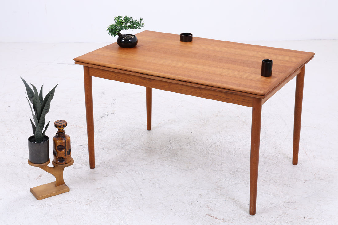 Vintage Teak Esstisch | Danish Design | Ausziehbarer Mid Century Tisch