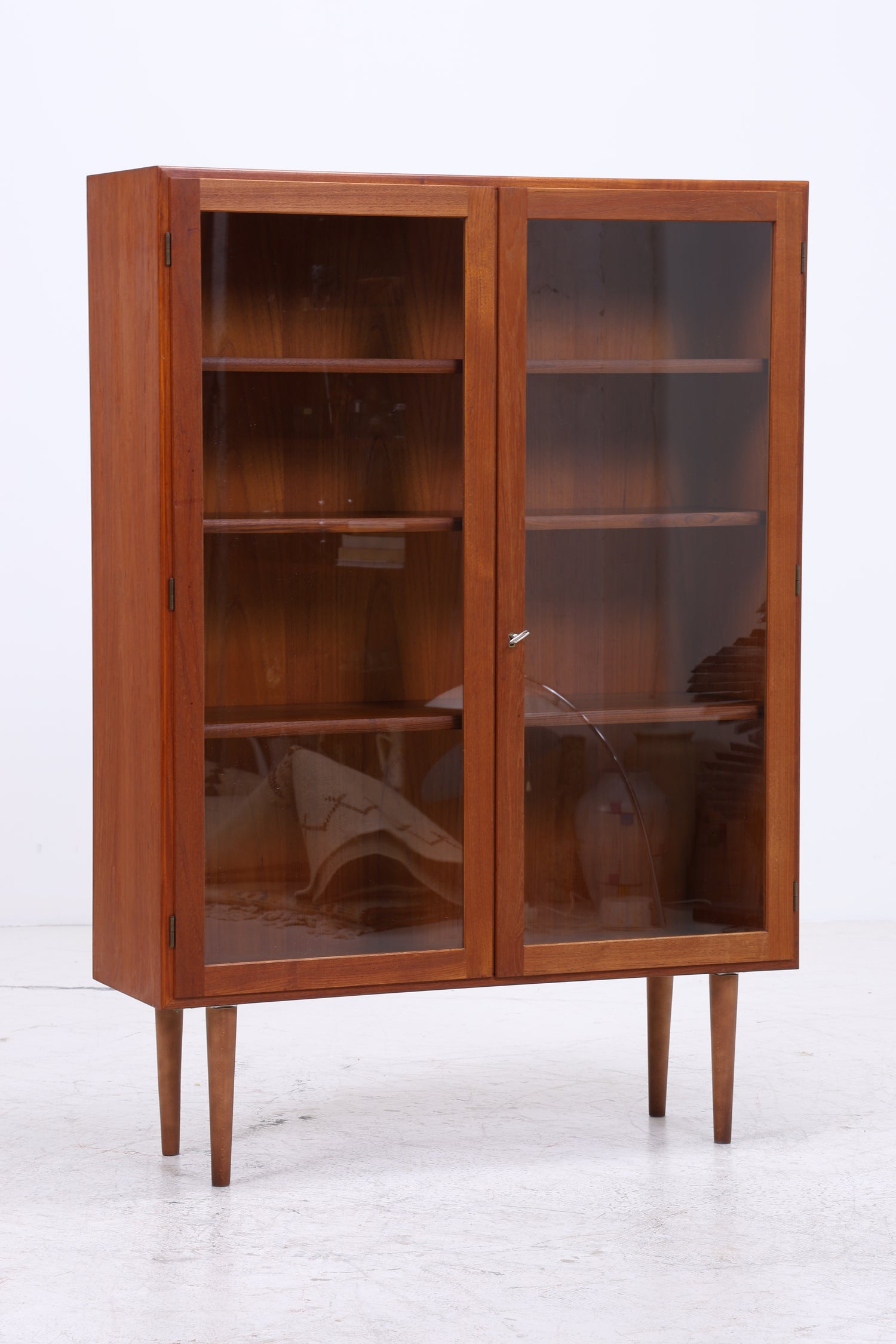 Vintage Teak Vitrine von Børge Mogensen | Danish Design | Mid Century Vitrinenschrank