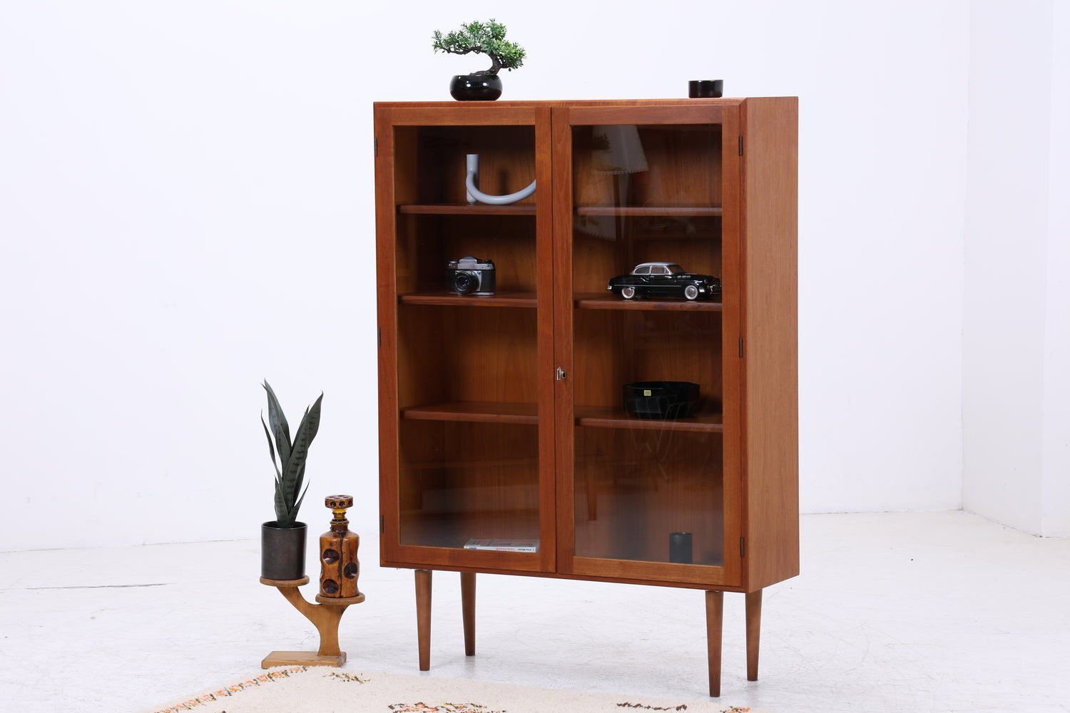 Vintage Teak Vitrine von Børge Mogensen | Danish Design | Mid Century Vitrinenschrank