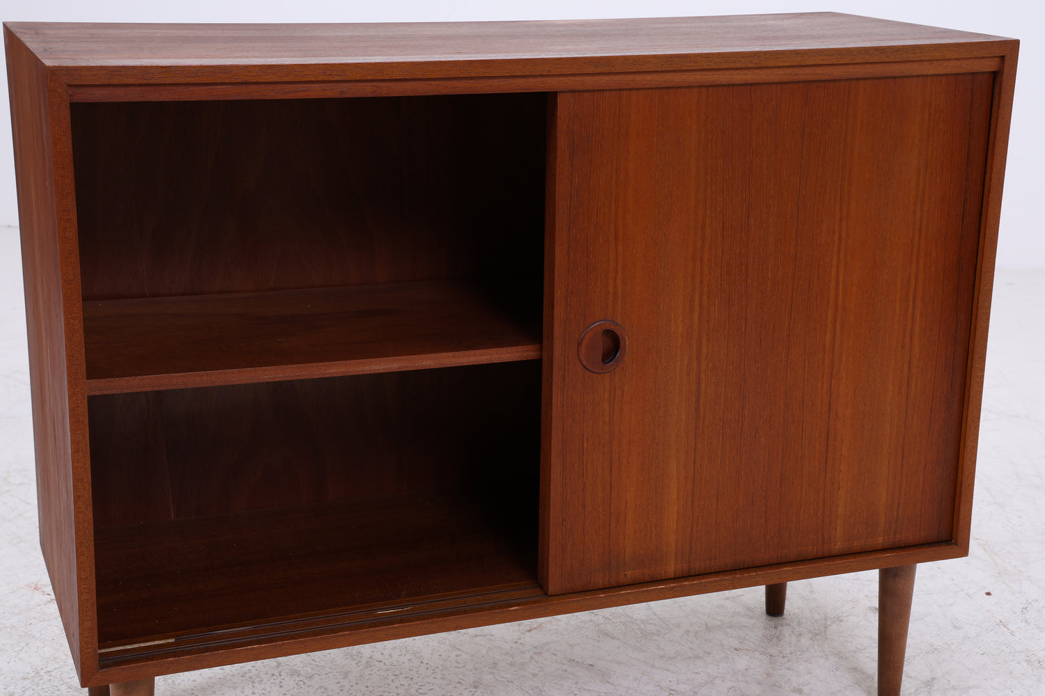 Vintage Teak Kommode von Musterring  | Mid Century Schiebetürenschrank | Danish Design