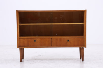 Vintage Kommode mit Glasschiebetüren | Mid Century Vitrine | 60er Jahre