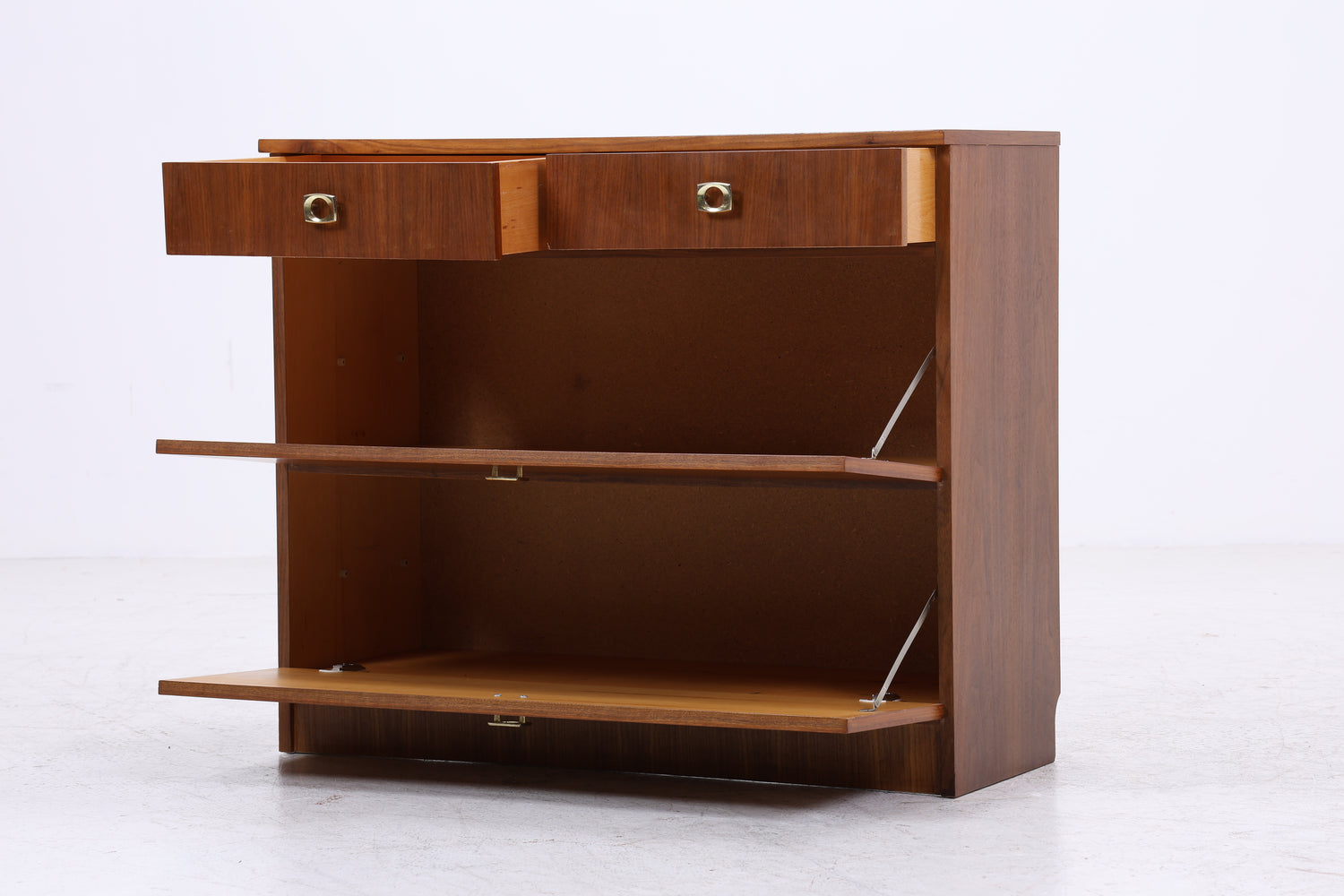 Vintage Schuhkommode | Mid Century Flurschrank | 60er Jahre