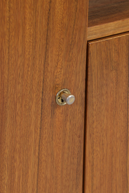 Vintage Nussbaum Barschrank von Hellerau | Mid Century Schrank | DDR Design