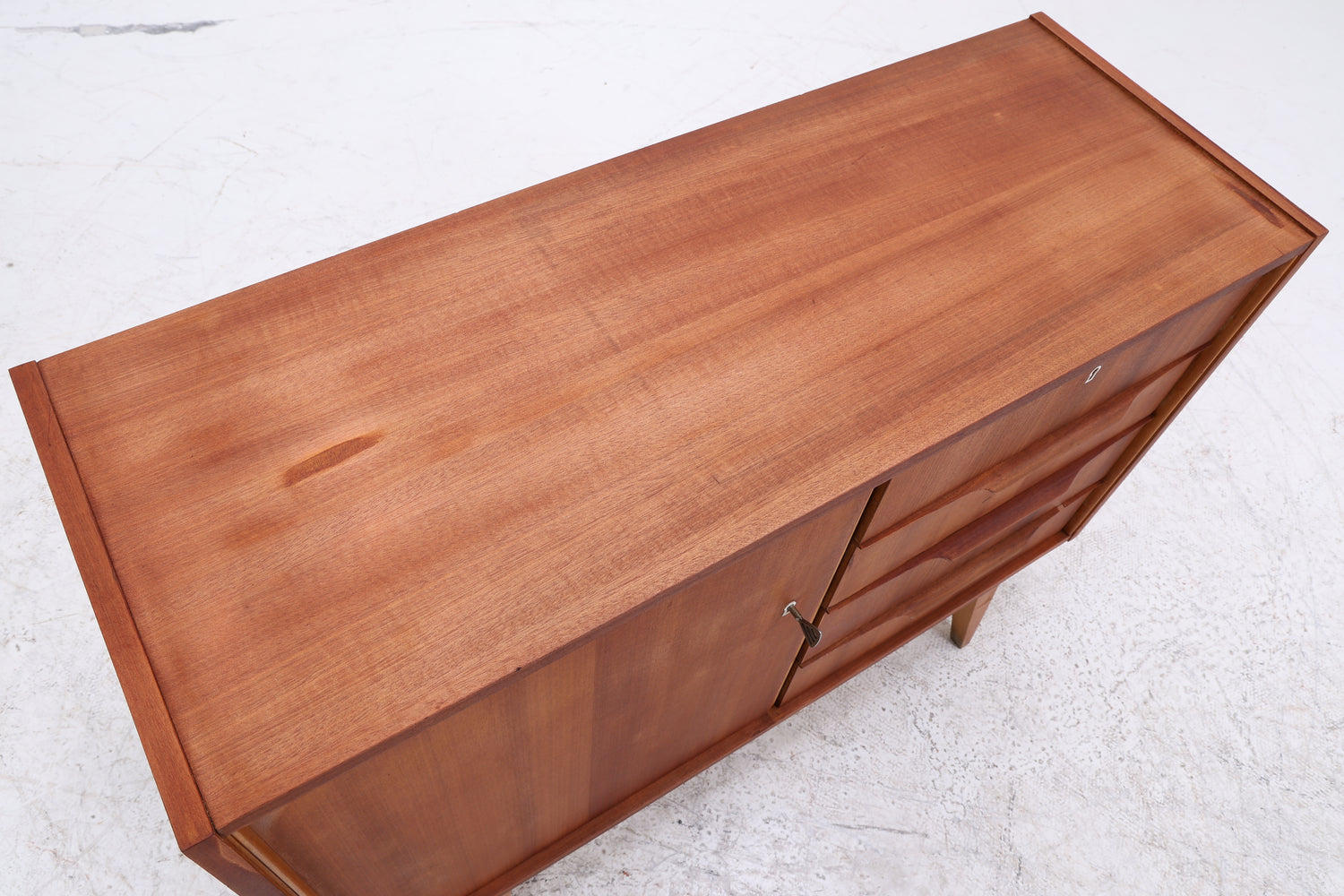 Vintage Nussbaum Kommode | Mid Century Schubladenkommode | 60er Jahre