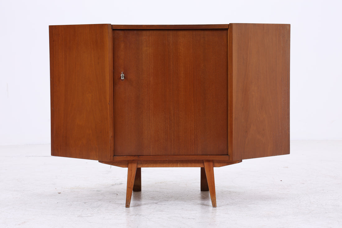Vintage Eckkommode | Mid Century Eckschrank | 1960er Jahre