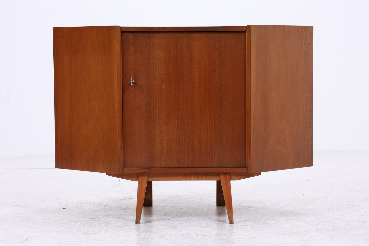 Vintage Eckkommode | Mid Century Eckschrank | 1960er Jahre