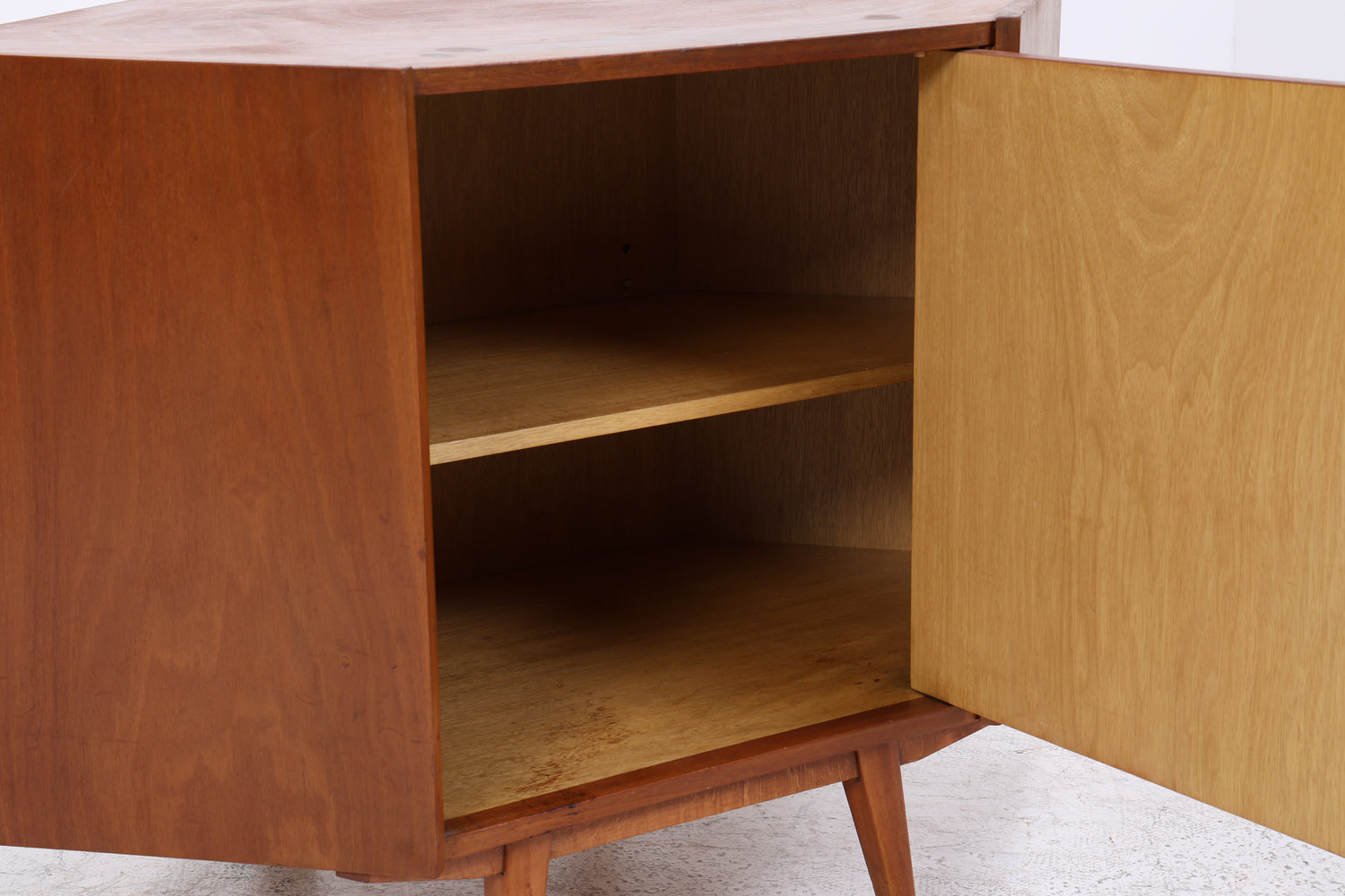 Vintage Eckkommode | Mid Century Eckschrank | 1960er Jahre