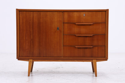 Vintage Nussbaum Kommode | Mid Century Schubladenkommode | 60er Jahre