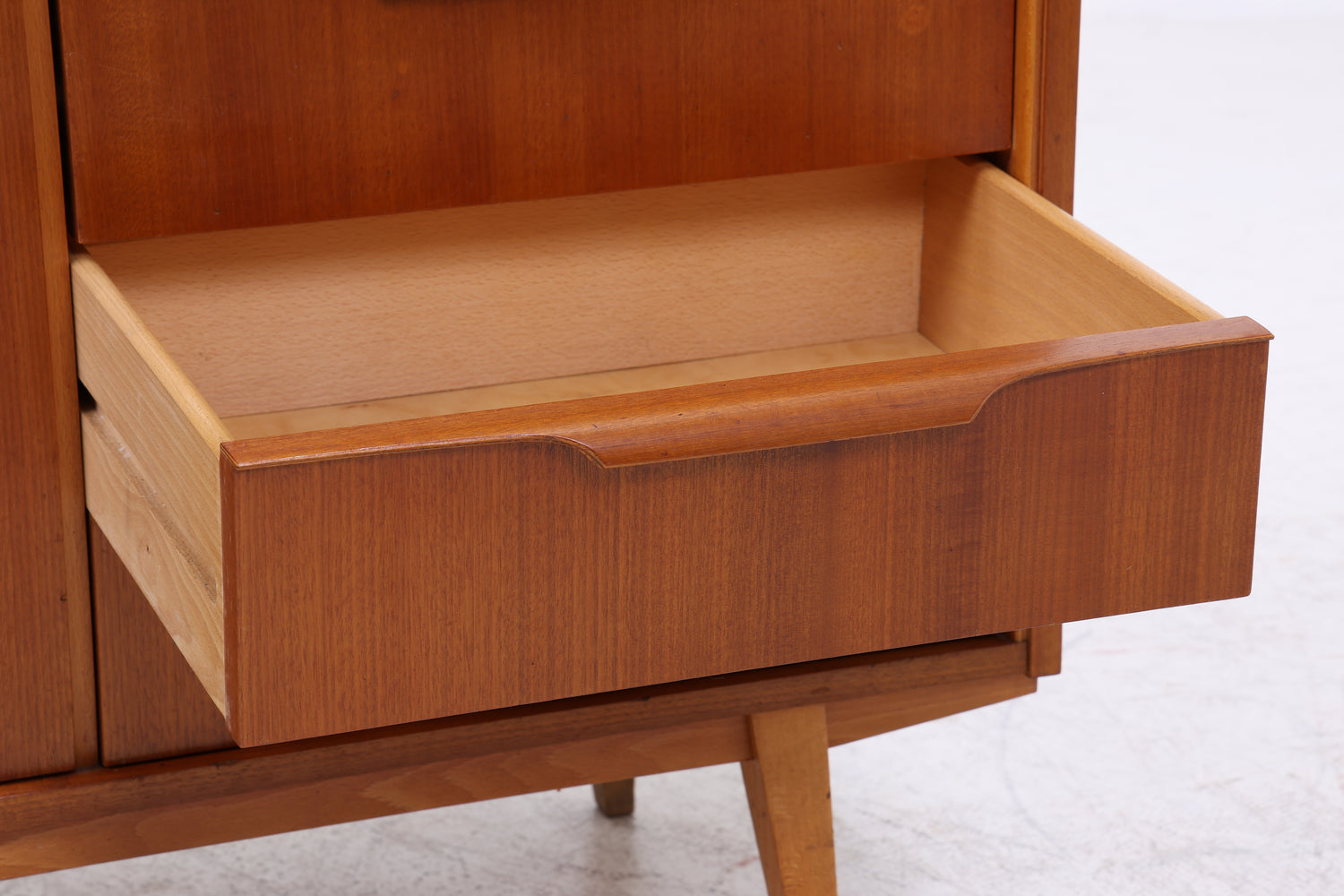 Vintage Nussbaum Kommode | Mid Century Schubladenkommode | 60er Jahre