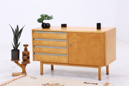 Vintage Hellerau Kommode | Mid Century Birke Schubladenkommode | DDR Design