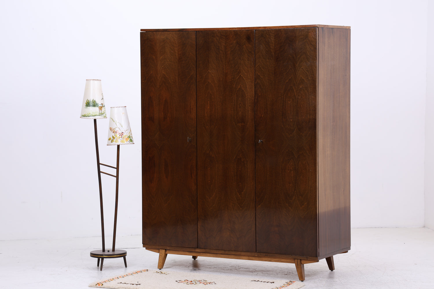 Vintage Kleiderschrank | Mid Century Schrank | 50er 60er Jahre
