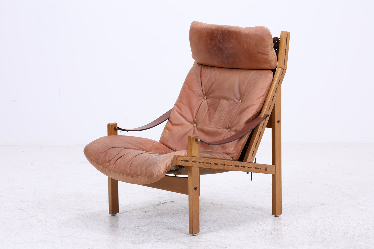 Torbjørn Afdal Hunter Chair | Vintage Ledersessel | Mid Century Sessel