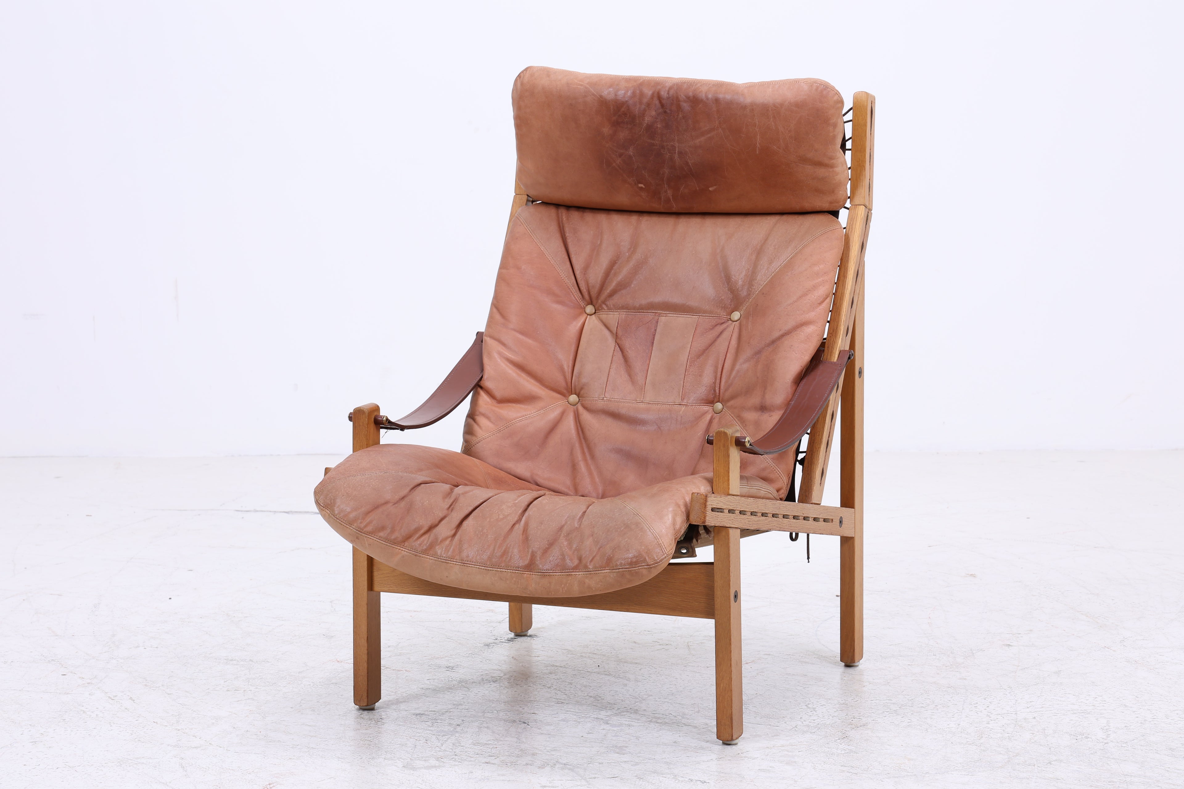 Torbjørn Afdal Hunter Chair | Vintage Ledersessel | Mid Century Sessel