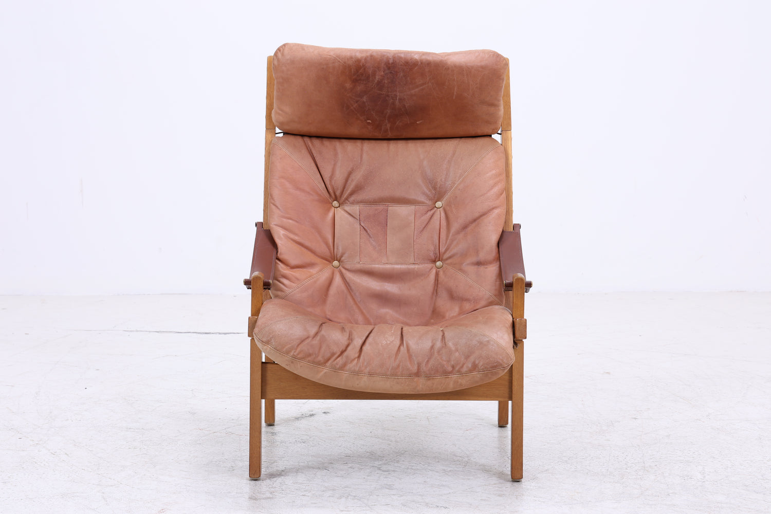 Torbjørn Afdal Hunter Chair | Vintage Ledersessel | Mid Century Sessel
