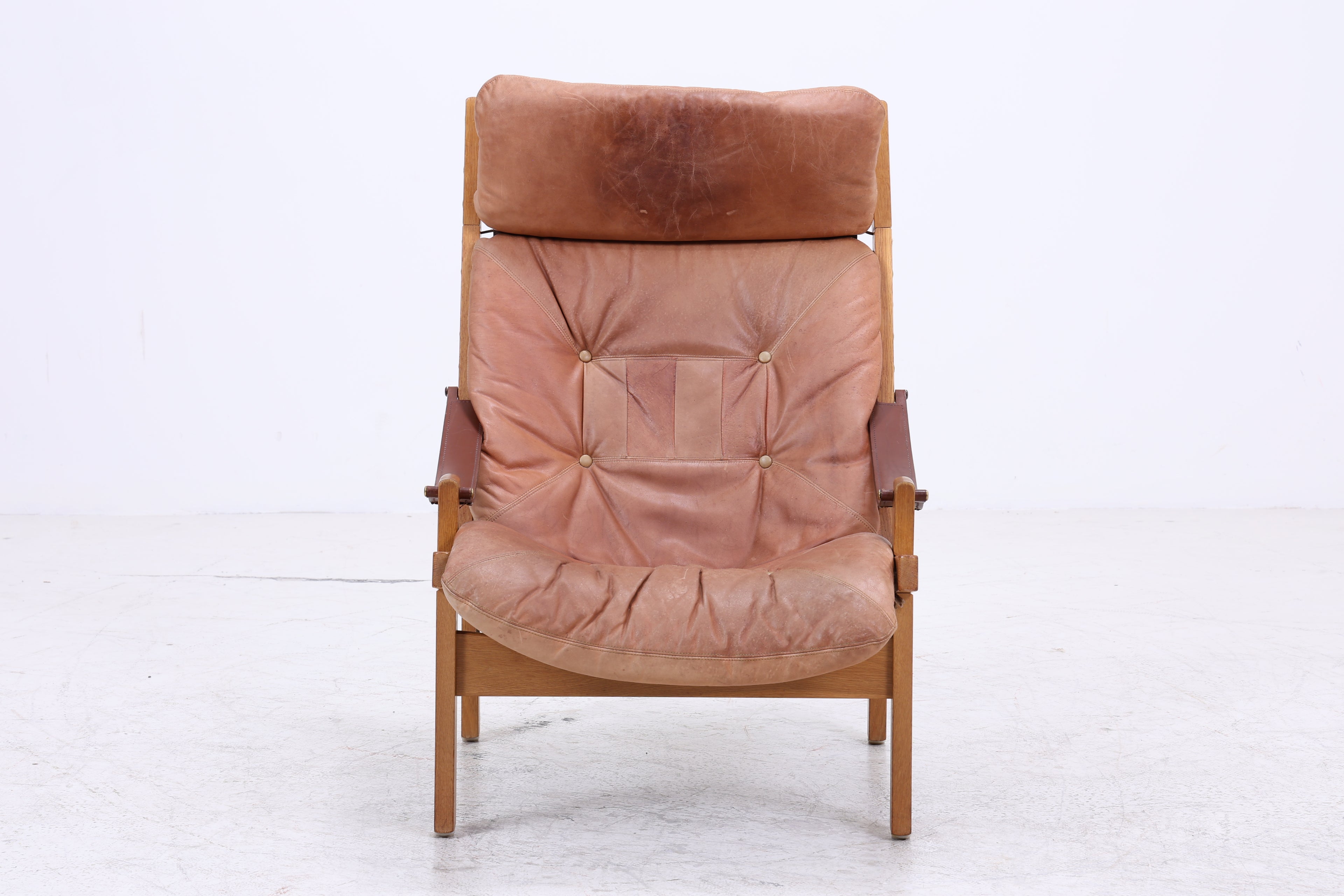 Torbjørn Afdal Hunter Chair | Vintage Ledersessel | Mid Century Sessel