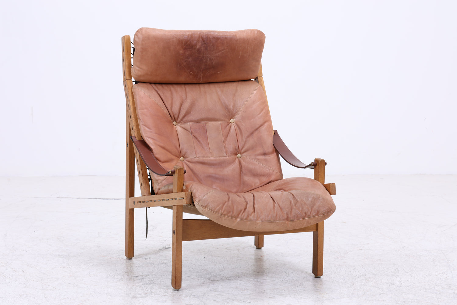 Torbjørn Afdal Hunter Chair | Vintage Ledersessel | Mid Century Sessel