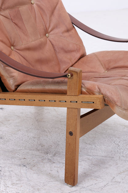 Torbjørn Afdal Hunter Chair | Vintage Ledersessel | Mid Century Sessel