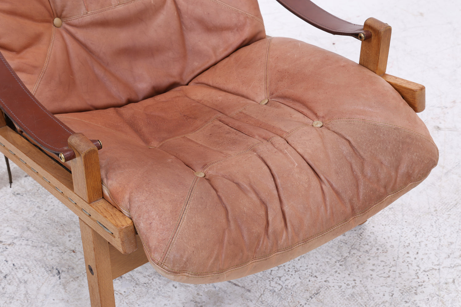 Torbjørn Afdal Hunter Chair | Vintage Ledersessel | Mid Century Sessel