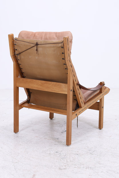 Torbjørn Afdal Hunter Chair | Vintage Ledersessel | Mid Century Sessel