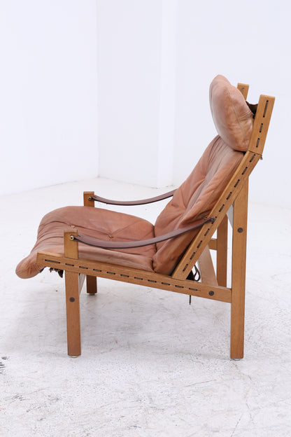 Torbjørn Afdal Hunter Chair | Vintage Ledersessel | Mid Century Sessel