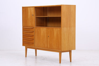 Vintage Highboard 602 von Franz Ehrlich | Hellerau Vitrine | Mid Century Schrank