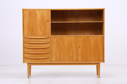 Vintage Highboard 602 von Franz Ehrlich | Hellerau Vitrine | Mid Century Schrank