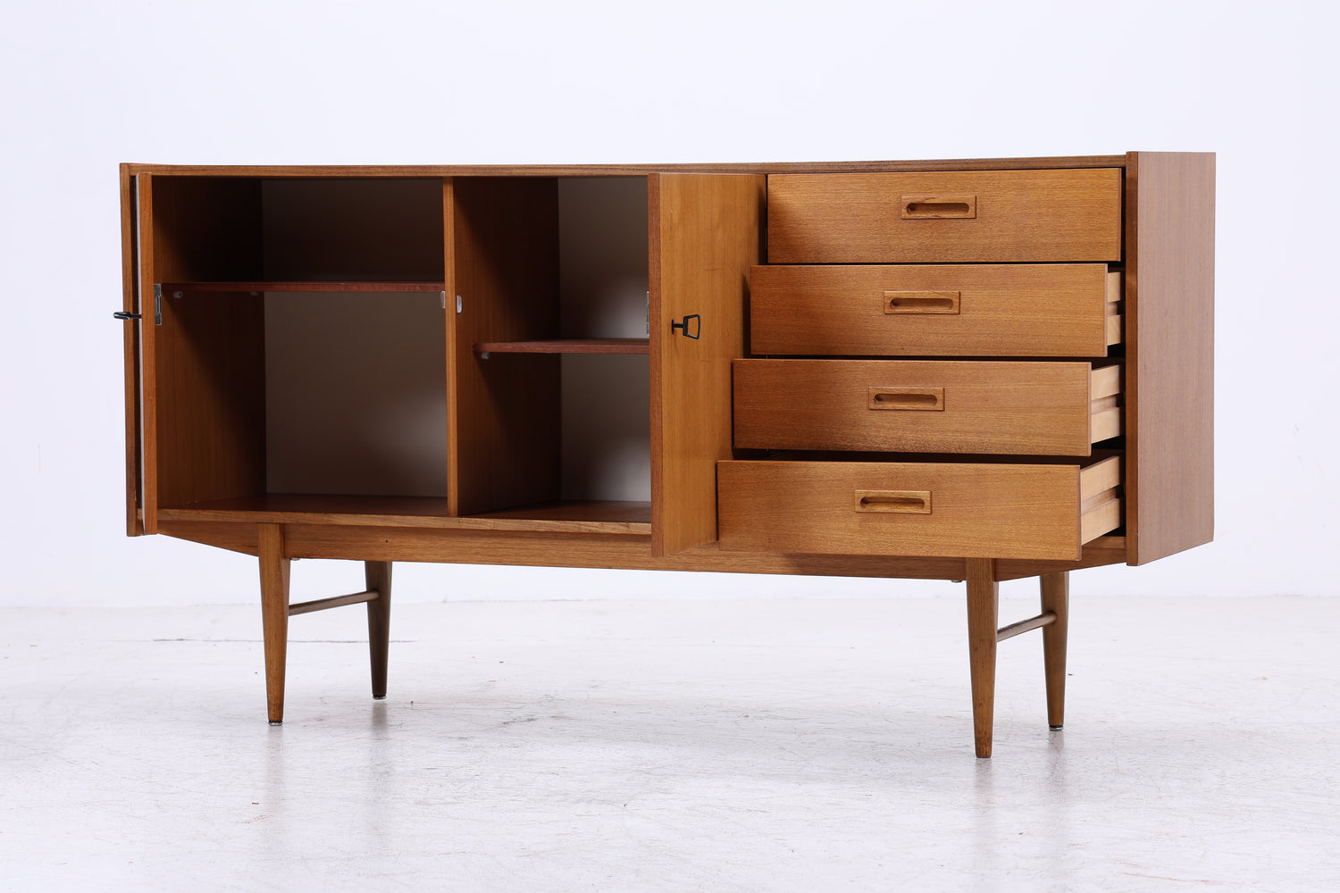 Vintage Teak Sideboard | Mid Century Anrichte | 60er Jahre