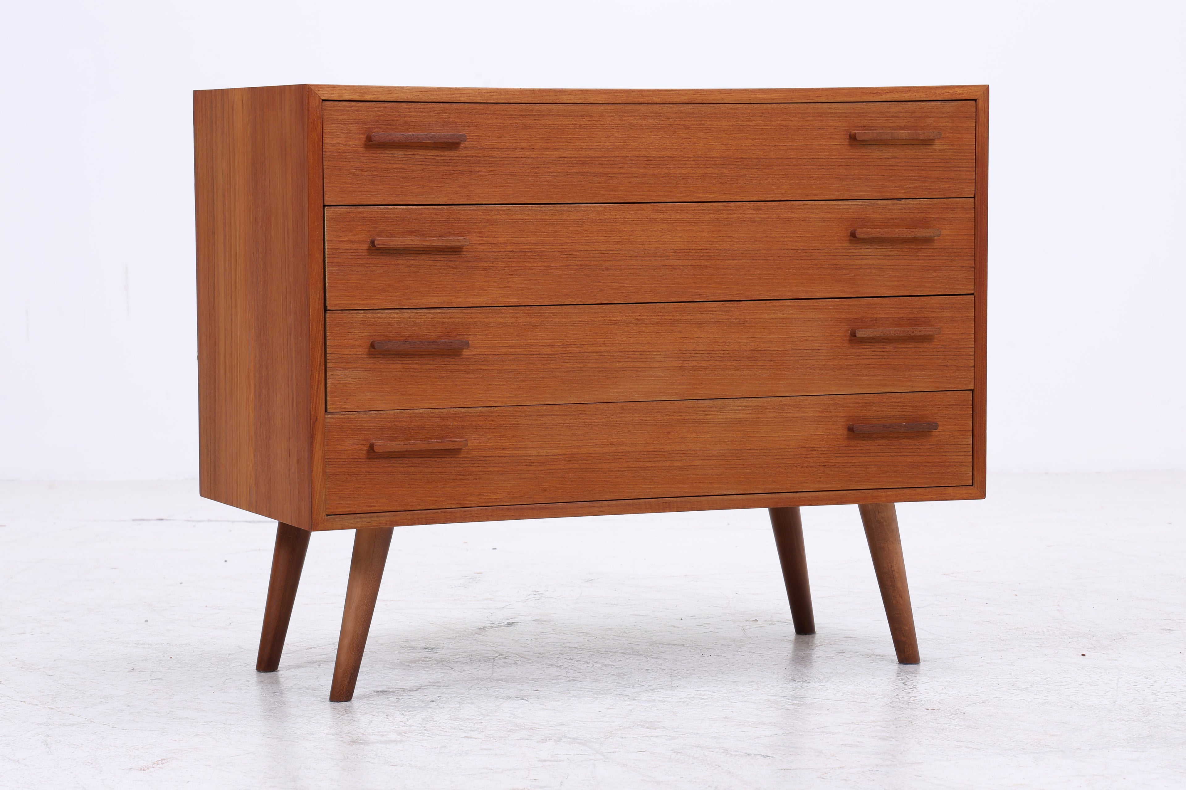 Vintage Teak Kommode von Kai Kristiansen | Mid Century Schrank | 4 Schubladen