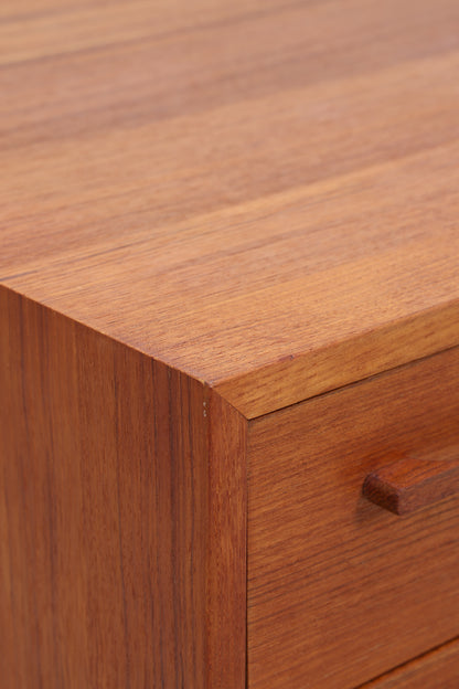Vintage Teak Kommode von Kai Kristiansen | Mid Century Schrank | 4 Schubladen