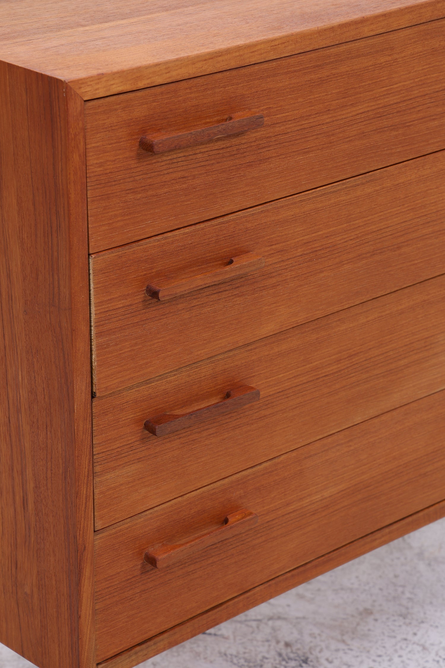 Vintage Teak Kommode von Kai Kristiansen | Mid Century Schrank | 4 Schubladen
