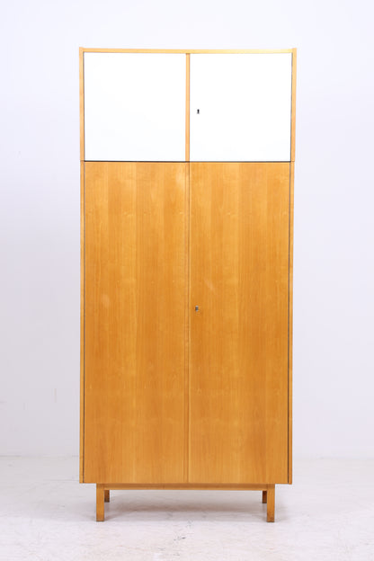 Vintage Hellerau Kleiderschrank | Birke | DDR Design Wäscheschrank | 1964