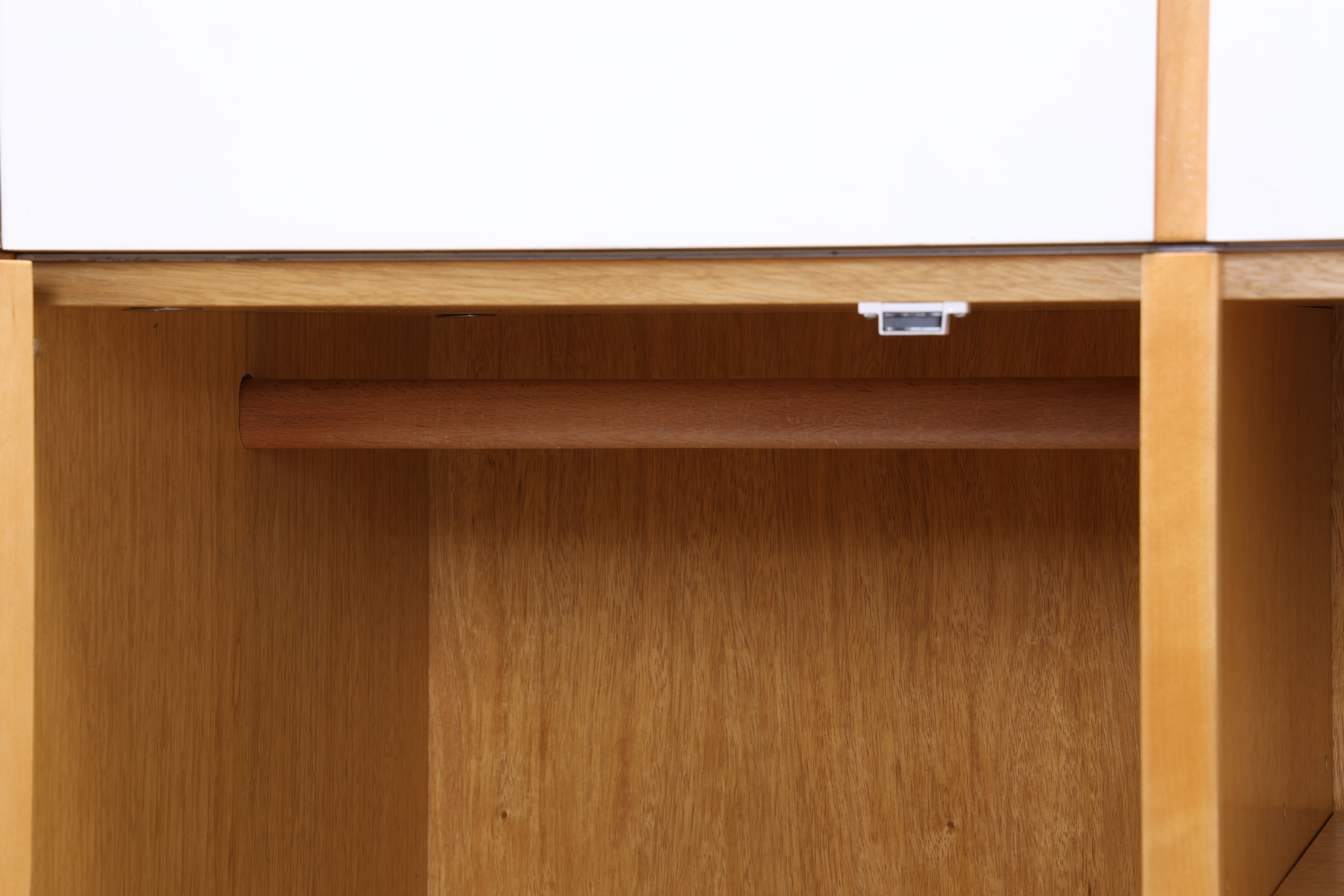 Vintage Hellerau Kleiderschrank | Birke | DDR Design Wäscheschrank | 1964
