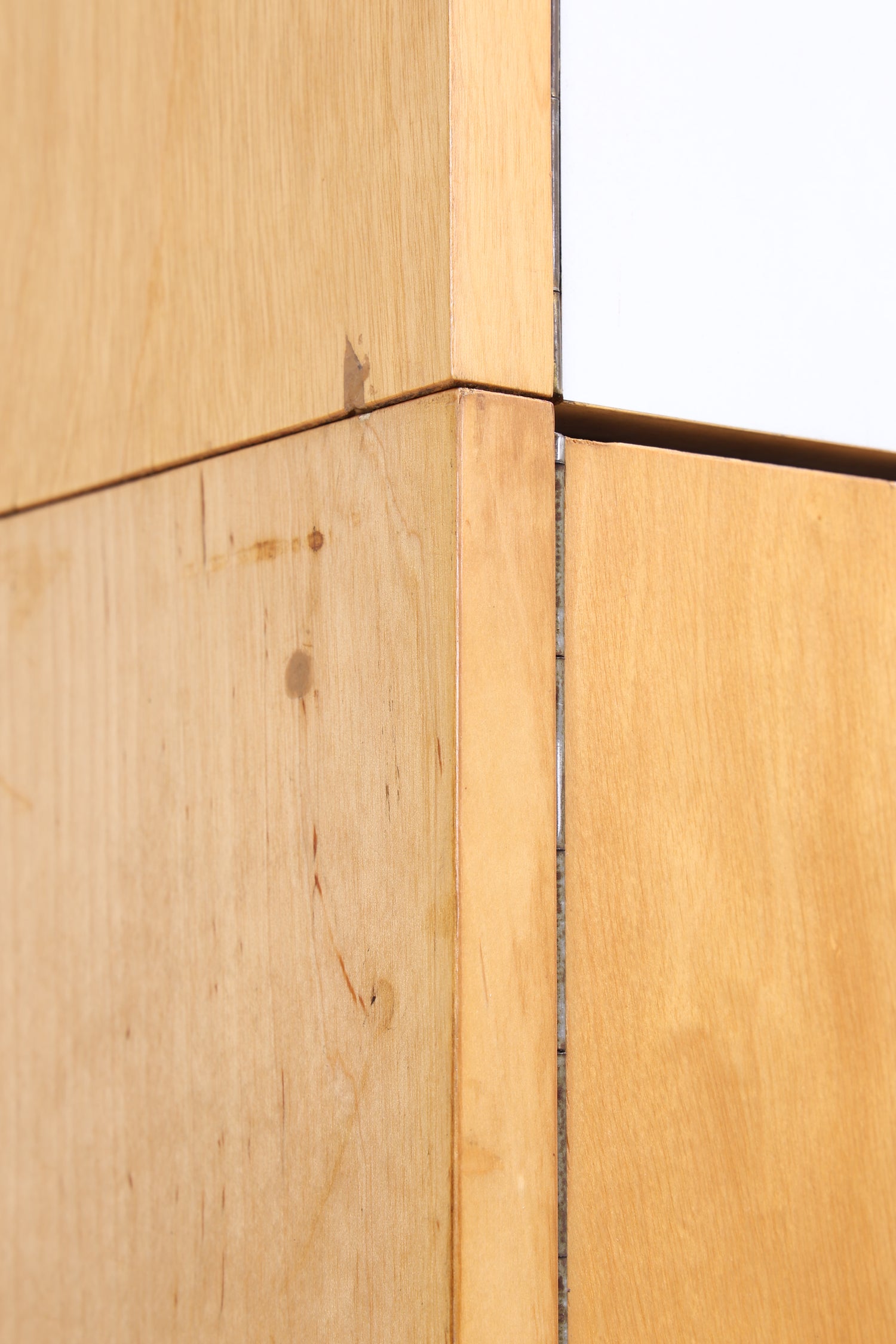 Vintage Hellerau Kleiderschrank | Birke | DDR Design Wäscheschrank | 1964