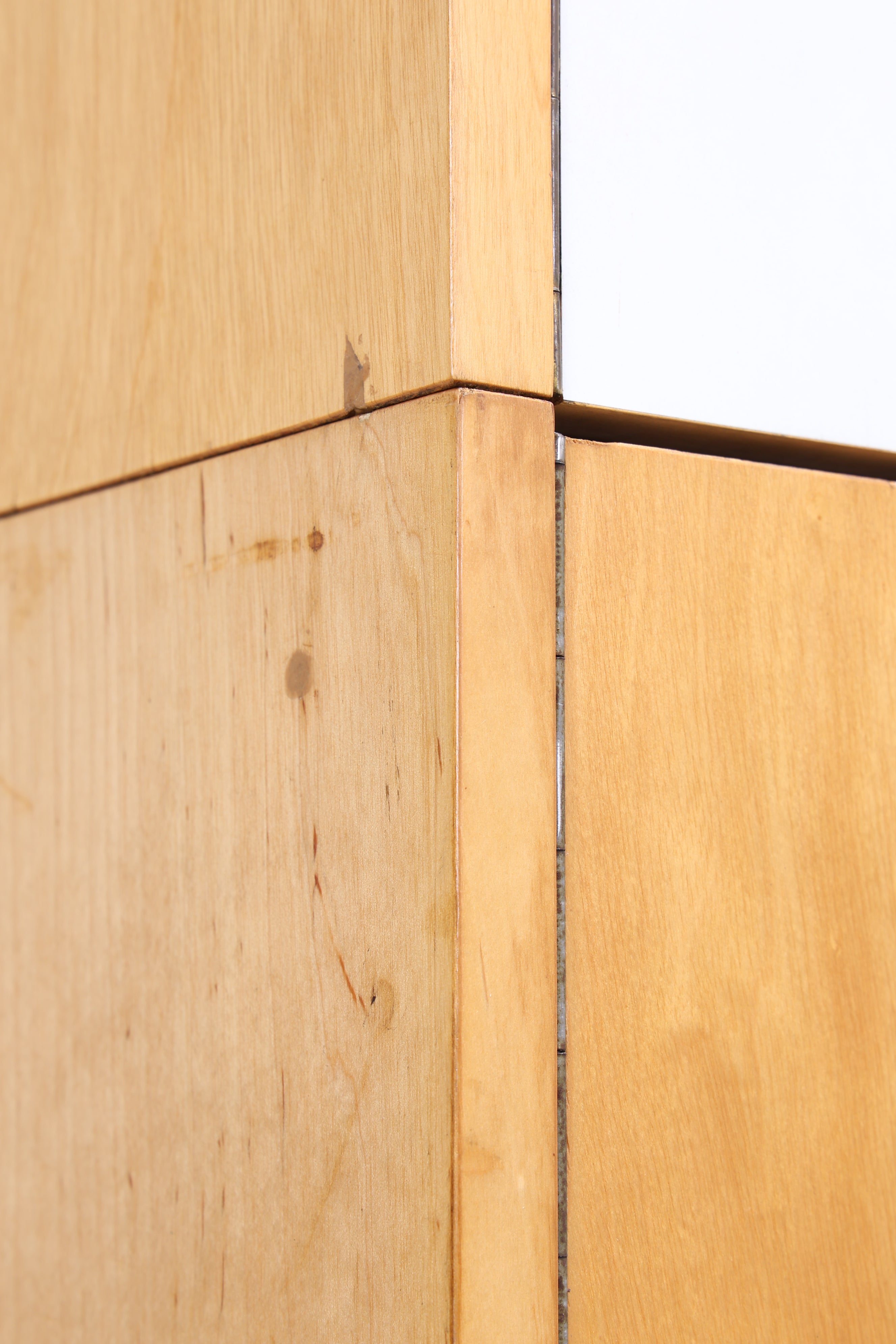 Vintage Hellerau Kleiderschrank | Birke | DDR Design Wäscheschrank | 1964