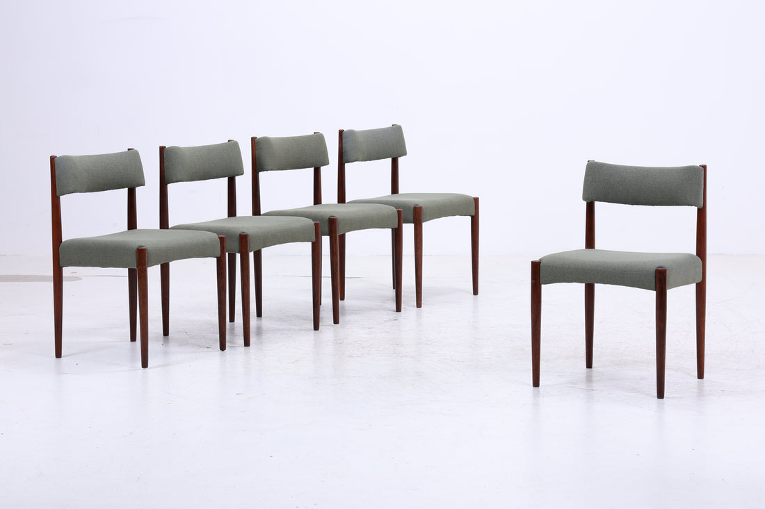 5er Set Vintage Knud Faerch Stühle | Bovenkamp | Danish Design 60er Jahre