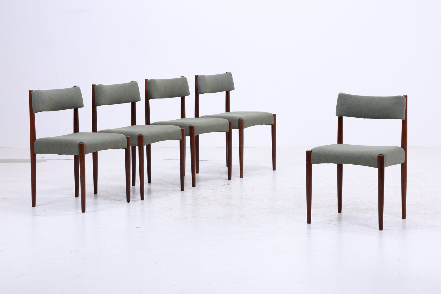 5er Set Vintage Knud Faerch Stühle | Bovenkamp | Danish Design 60er Jahre