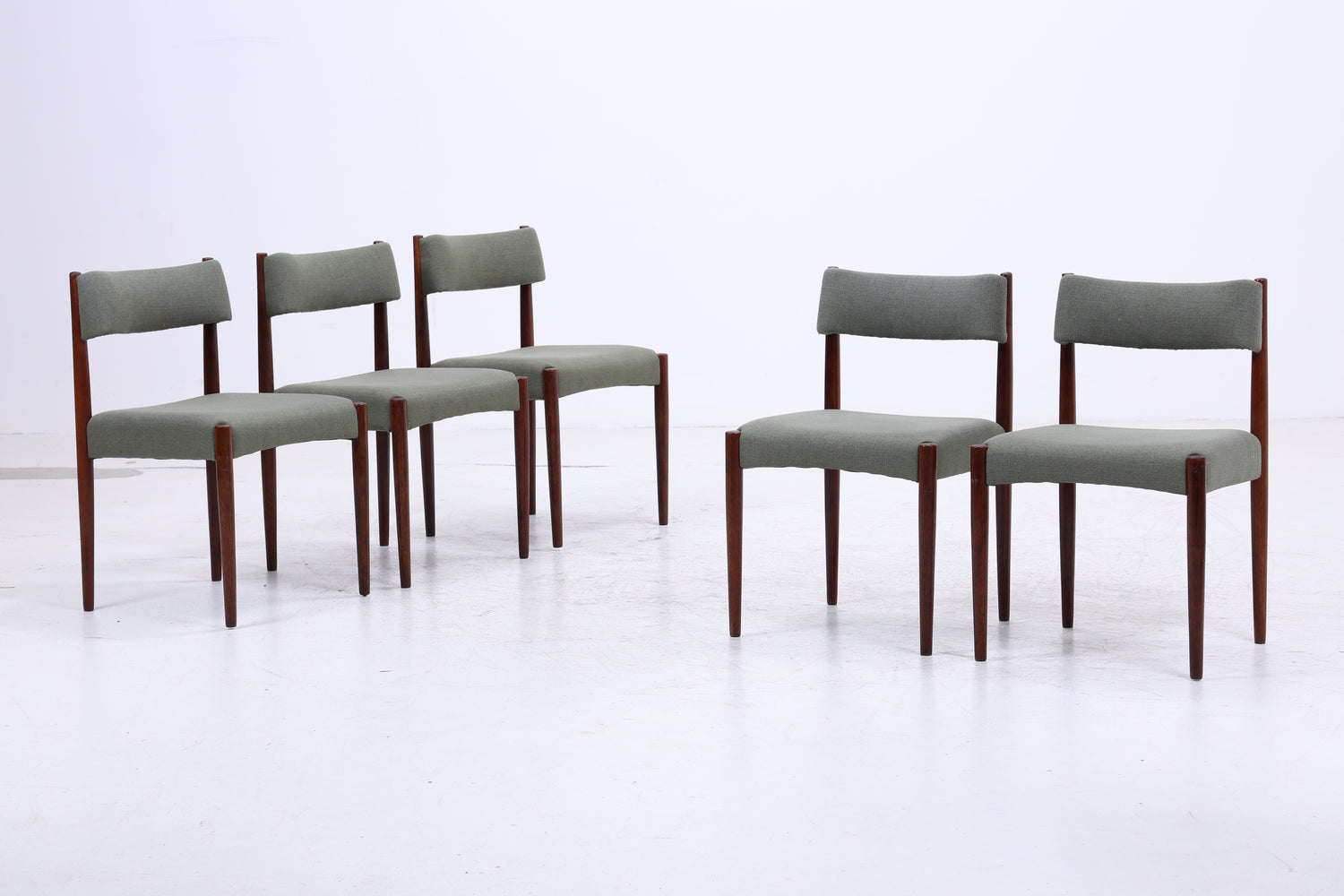 5er Set Vintage Knud Faerch Stühle | Bovenkamp | Danish Design 60er Jahre